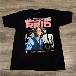 Ripple Junction Criminal Minds Dr. Spencer Reid Tee Shirt Men’s Size Large